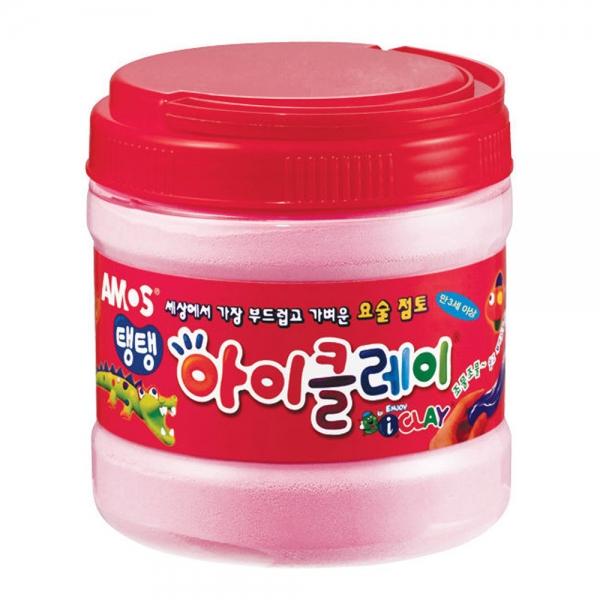 아모스 탱탱 아이클레이 대용량 버킷 400g (분홍)