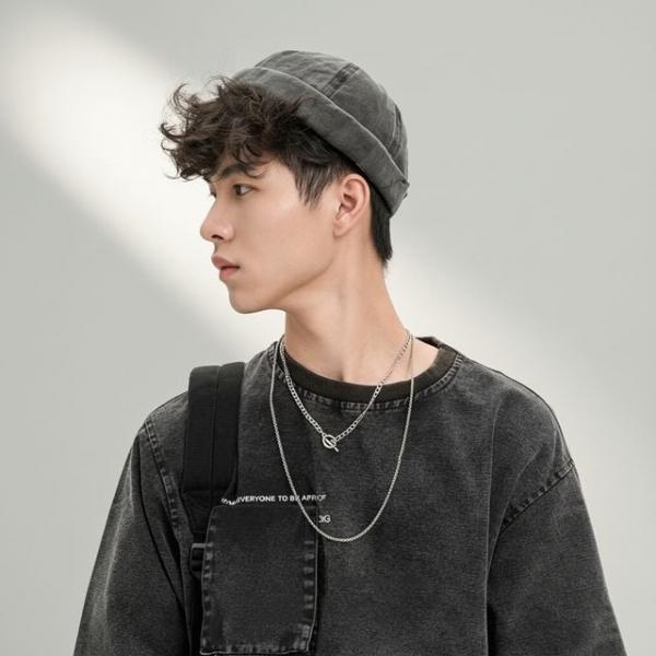 무지 챙없는 골무모자 남자 숏비니 데일리 와치캡 FREE 사이즈
