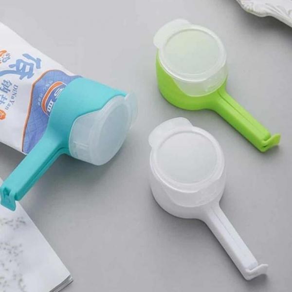 밀봉캡 봉지뚜껑 가루봉지캡 과자밀봉집게