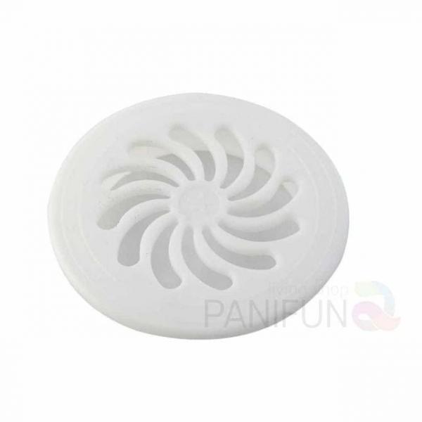 환풍 캡 백색 회오리 61mm 장롱환기 환기구캡 환기망 환기구망 환풍기캡