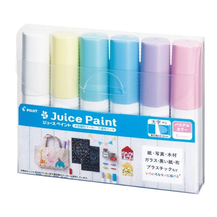 파이롯트 쥬스페인트 B 파스텔 6색세트 SJP-150B-6CP