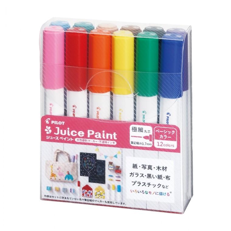 파이롯트 쥬스페인트 EF 12색세트 SJP-240EF-12C 마카