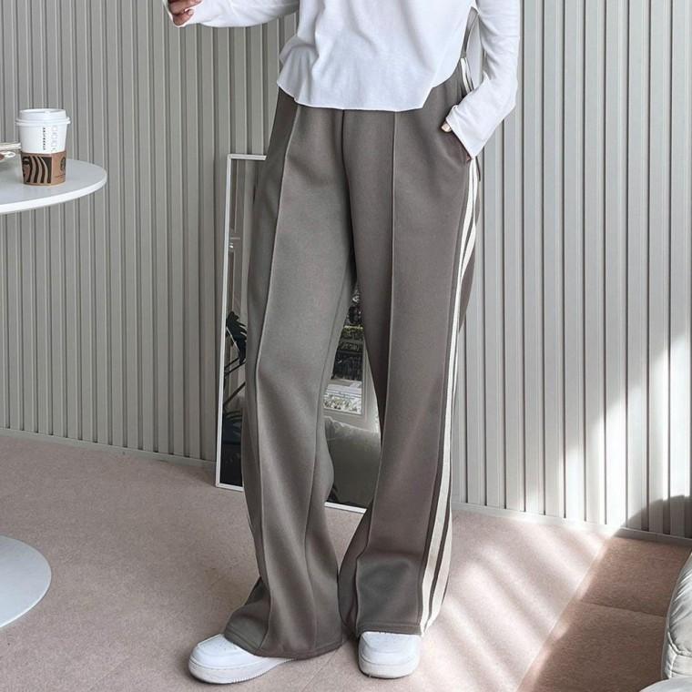 지올 랍바핀탁 여자 릴렉스핏 팬츠 남녀 공용 바지 트레이닝 와이드 통바지 츄리닝