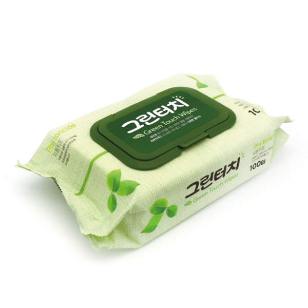 그린터치물티슈 100매 캡형 245G
