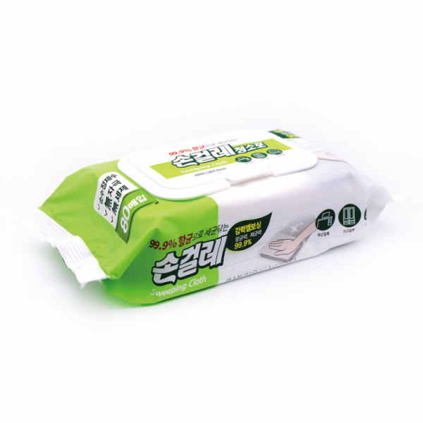 손걸레청소포 80매 캡형 20*16