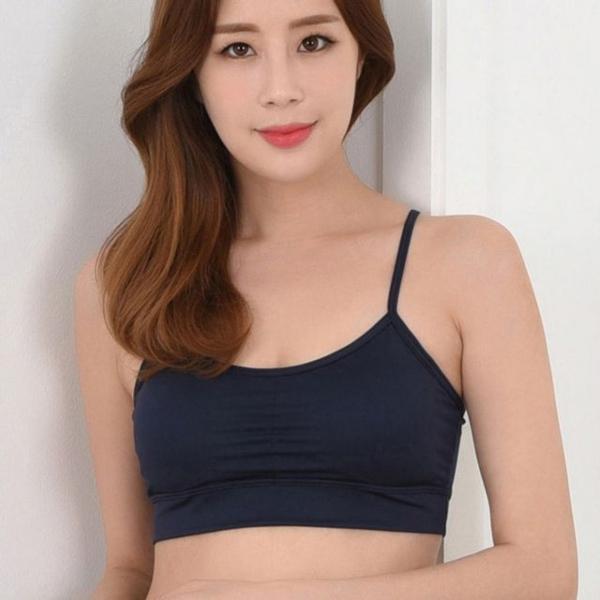 (피엔알)캡내장 에어로쿨 기능성 엑스자 끈브라탑