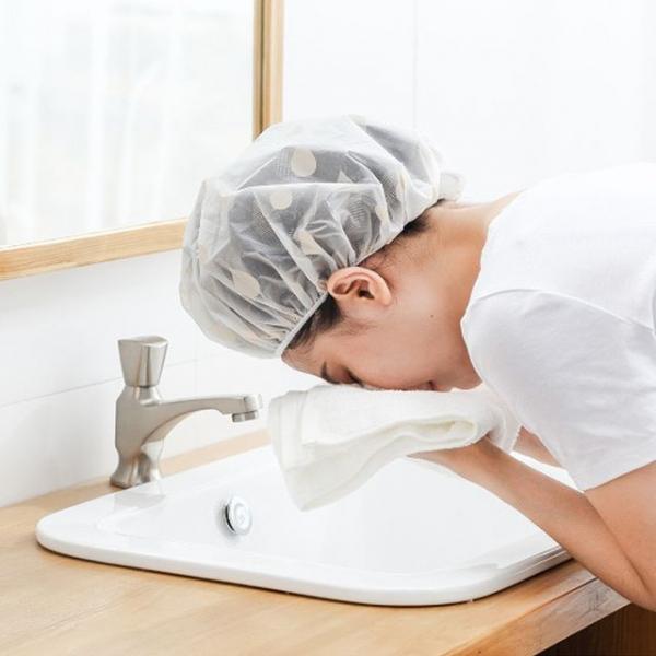방수 샤워캡 방수 비닐헤어캡 헤어밴드 샴푸캡 머리캡