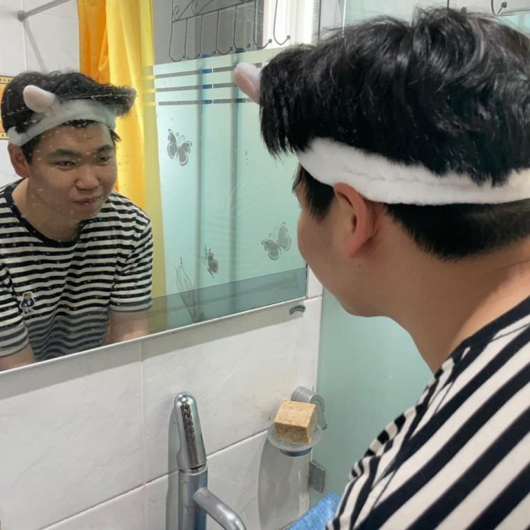머리고정 토끼 세안밴드 화이트