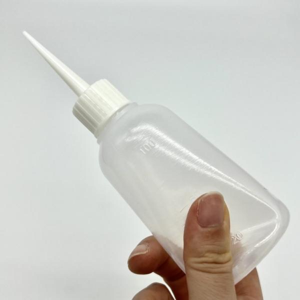 투명 뾰족캡 공병 용기 소분공병 줄눈공병 뾰족공병 케이스 소분용기 미니 염색약공병 50ml 100ml