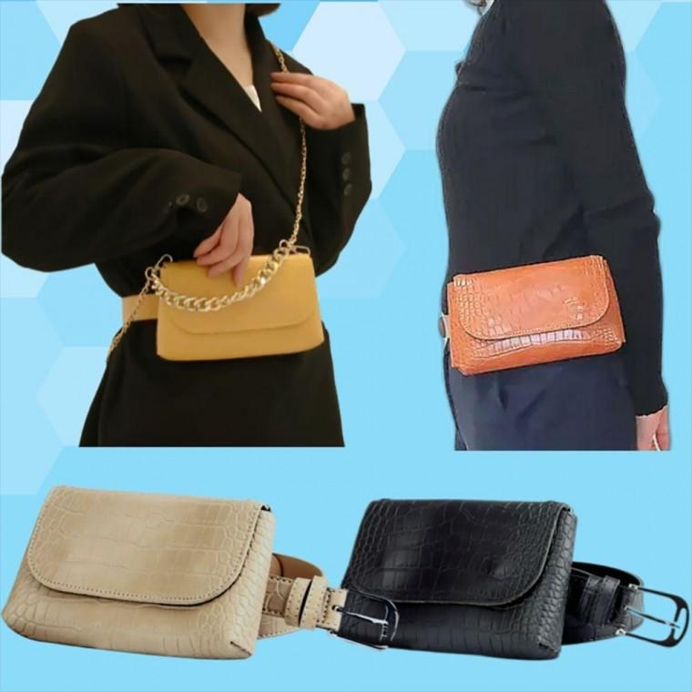 여권 핸드폰 벨트백 골프 볼파우치 보관 가방 골프볼백 허리 체인 크로스