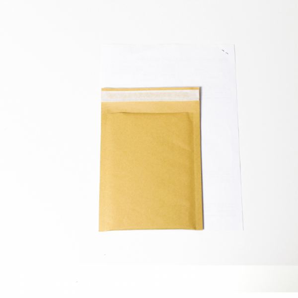 솜앤티글로벌 크라프트 종이 안전 택배봉투 에어캡 봉투 1호 15x18+4cm