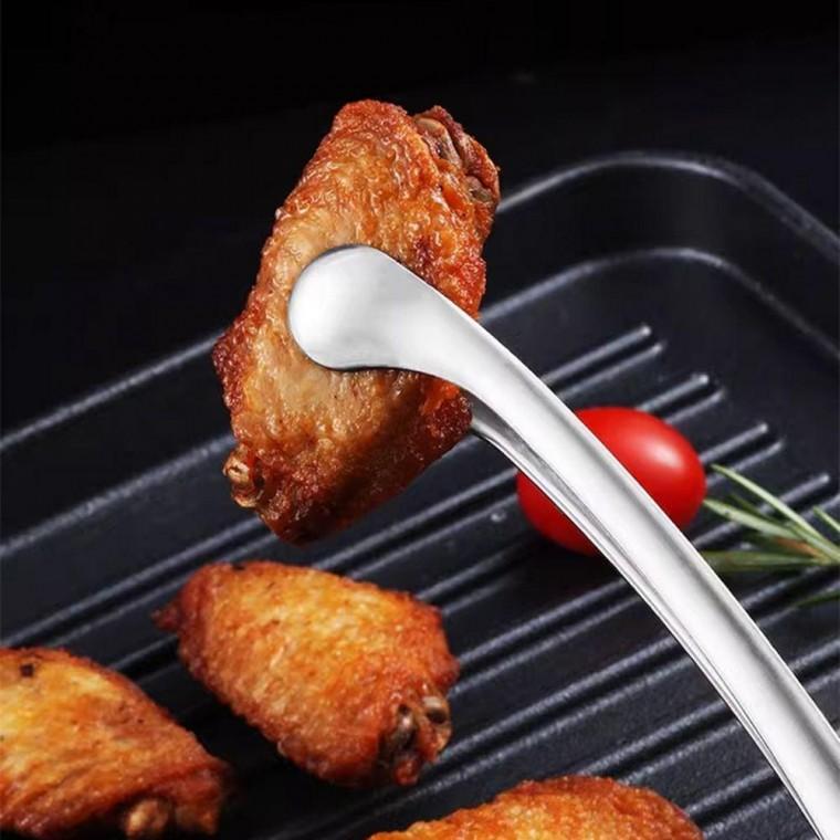 스텐 집게 요리 주방 캠핑 둥근 핀셋 고기 요리용 요리집게 스탠 집개 고기집게