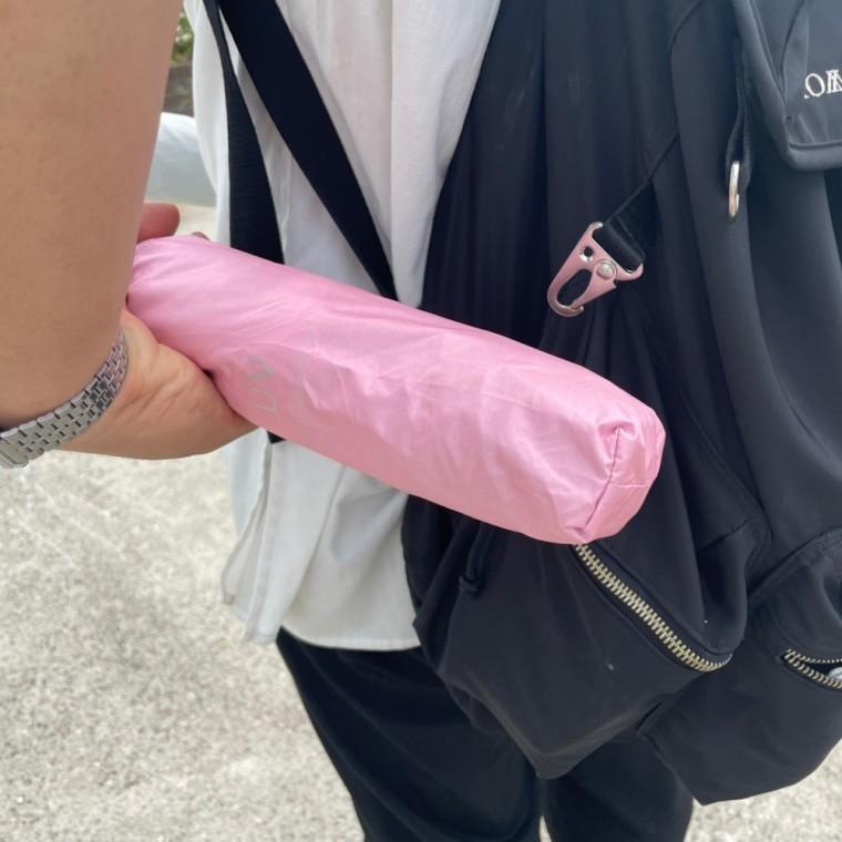 양산겸용 암막 자동 양우산 핑크