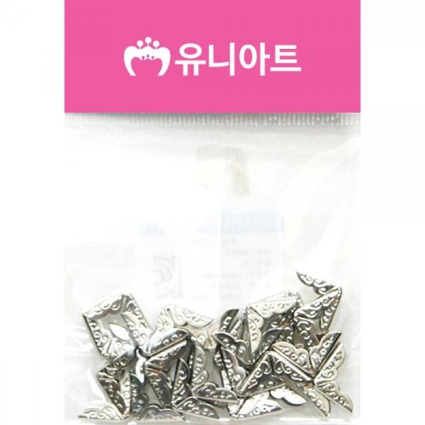 유니아트 만들기재료 코너캡 소 은색