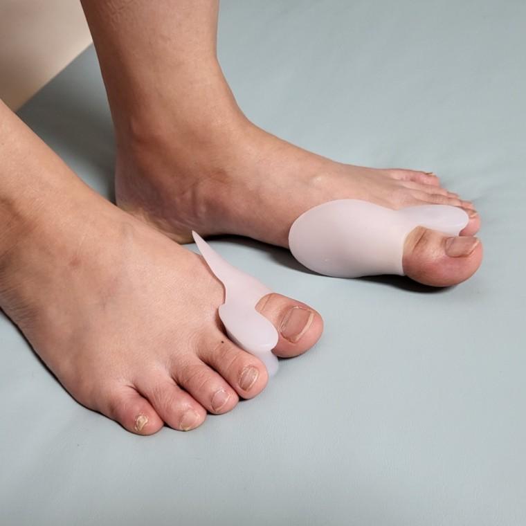 엄지발가락 벌리기 실리콘 발가락링