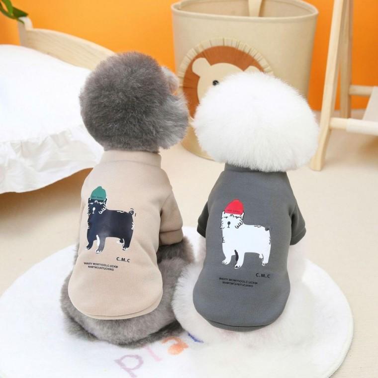 힙합도그 애견 보온 티셔츠 애견옷 나시티 강아지옷