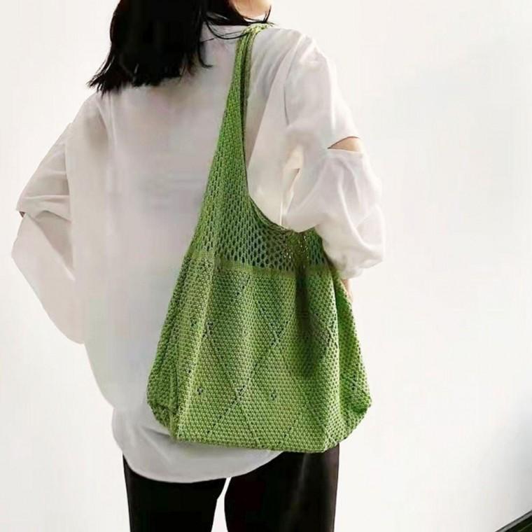 비치 그물 숄더백 여자 여성 메신저백 토드백