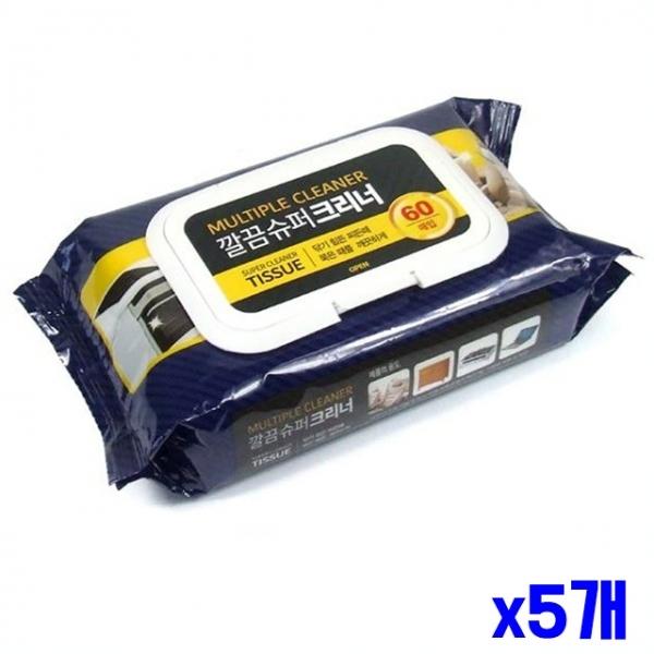 캡형 엠보싱 크리너 청소포 x5개