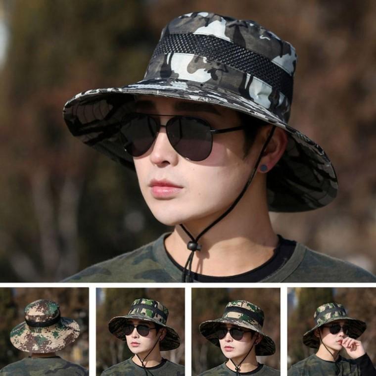 챙넓은 햇빛 가리개 등산용 밀리터리 그늘 모자 정글모 부니햇 사파리 작업
