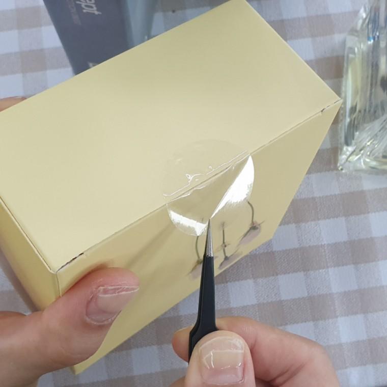 포장용 원형 투명 봉인스티커 30mm