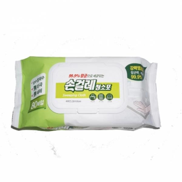 물티슈 손걸레 80매캡형(20*16)
