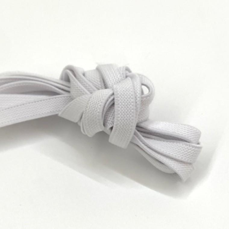 커스텀 고무줄 운동화 신발끈 화이트 100cm