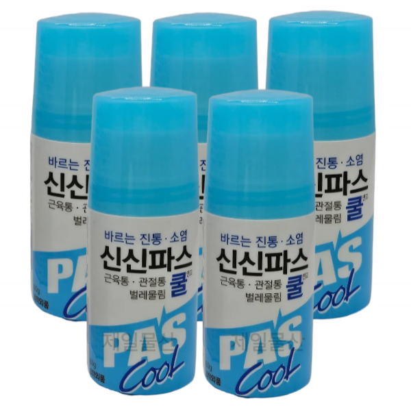 신신파스 바르는 쿨 5개 파프 벌레물림 연고 진통 소염