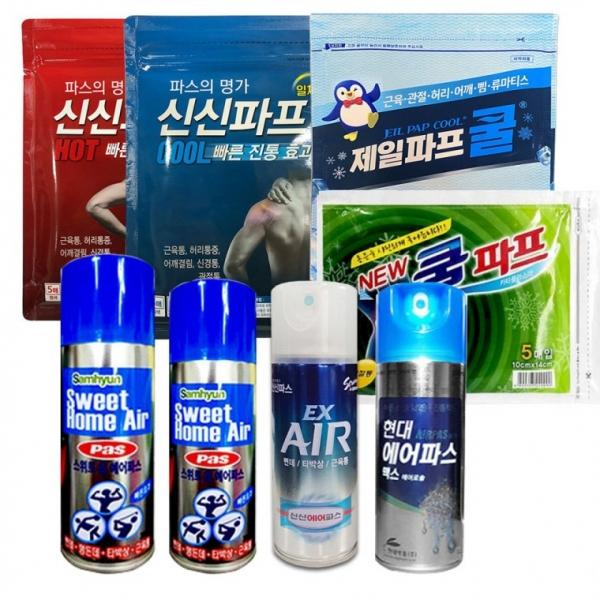 신신파프 쿨파프 에어파스모음 어깨결림 쿨 핫파스