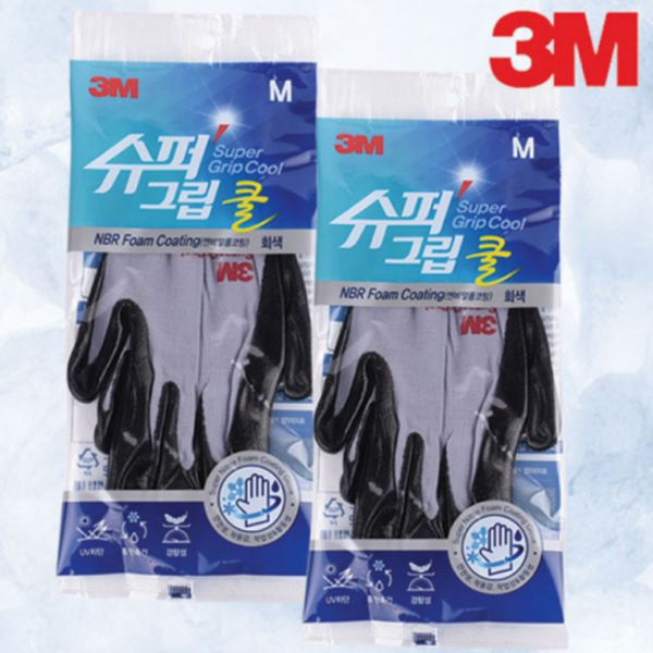 (3M)슈퍼그립 쿨장갑 S M L