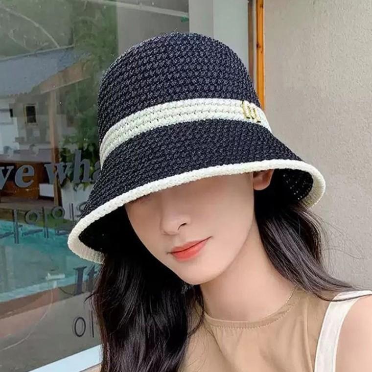 자외선차단 M라탄 버킷햇 여성 벙거지 모자