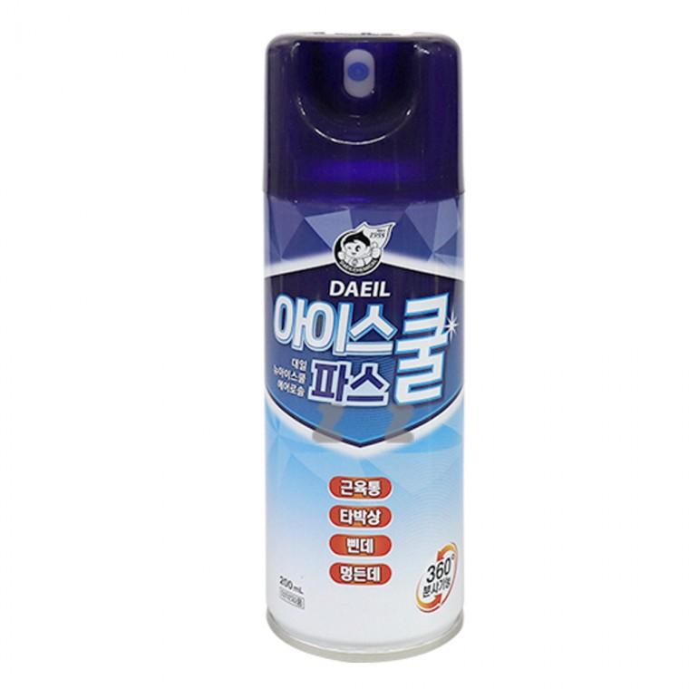 대일 뉴 아이스쿨 에어로솔-H/쿨파스/스프레이파스/타박상/근육통/의약외품/치료보조제/에어로졸
