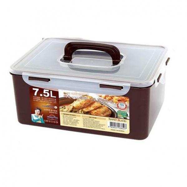 쿨맥시 밀폐용기 김치통 정리 반찬통 사각 61호 7.5L