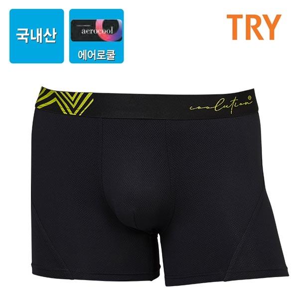 TRY 남성 에어로쿨 액티브 남자 절개 팬티 속옷