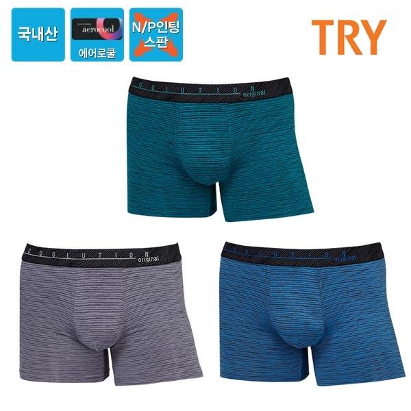 TRY 남성 NP인팅 에어로쿨 남자 팬티(3종중택1)