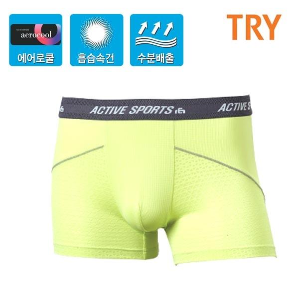 TRY 남성 에어로쿨 아웃밴드 쿨액티브 남자팬티