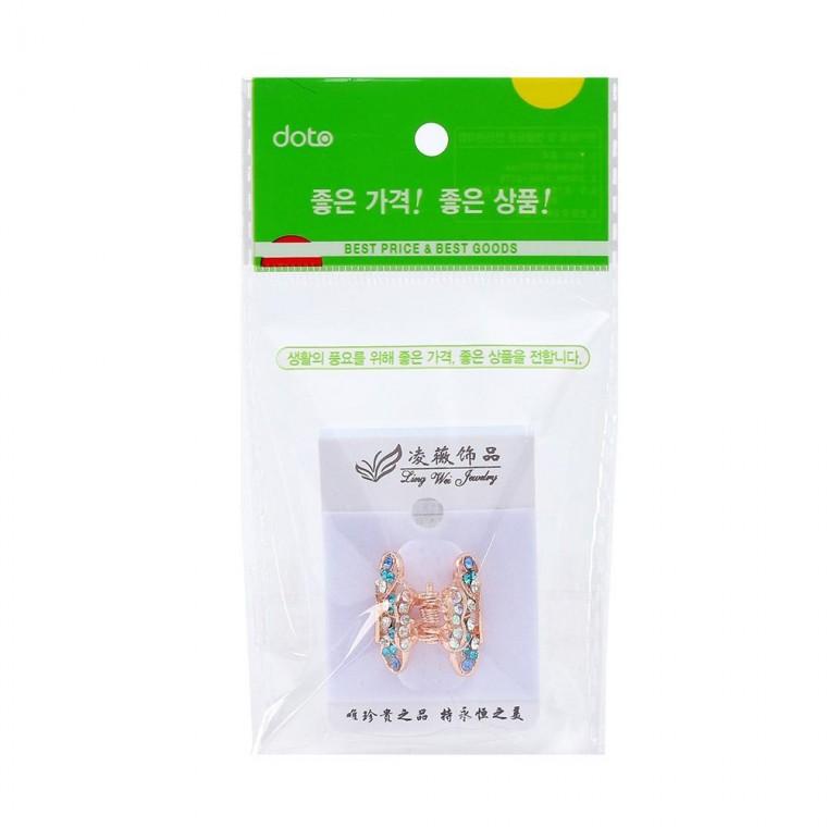 머리핀 집게핀 헤어장식 포인트 파랑