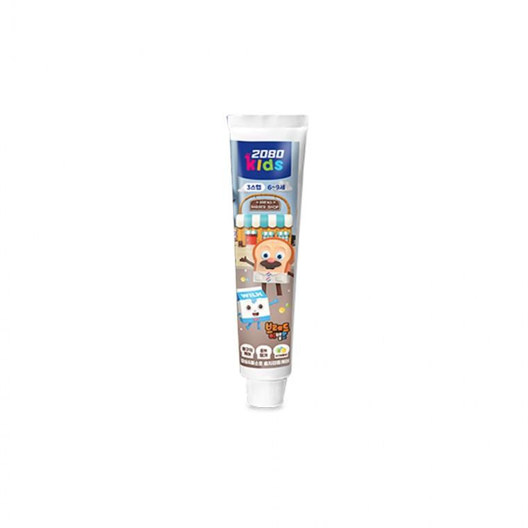 구강관리 2080키즈 3Step 양치습관 치아관리 어린이치약 소다버블 브레드이발소75g