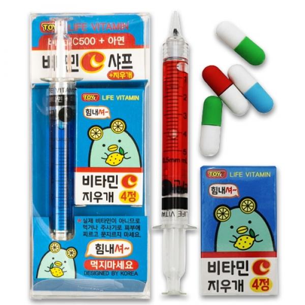비타민C샤프+지우개 E-2 1개 랜덤발송