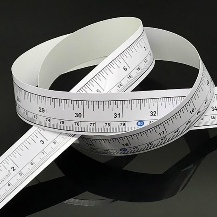 스티커줄자 접착식 붙이는 줄자 재봉틀