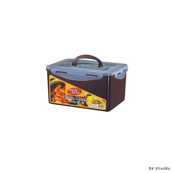 락스타 코코아 김치통(3L 6L)-H2/반찬통/찬통/도시
