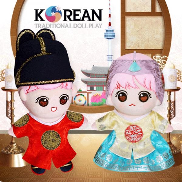 아이돌인형 한복 옷입히기세트 1개