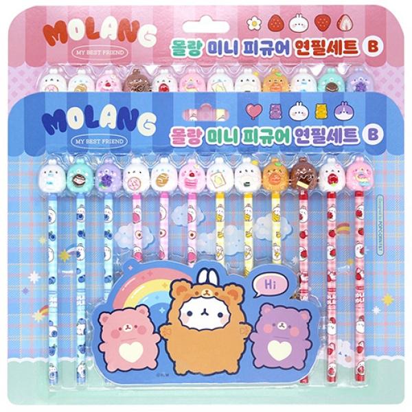 몰랑NEW피규어12본연필세트 2탄 B-6 1개 랜덤발송