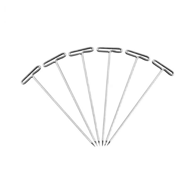 두툼한 가발 고정용 T핀 50P