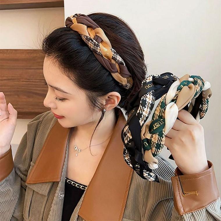 여성 단발 긴머리 데일리 헤어 패션 예쁜 꼬임 머리띠 집게핀 심플 머리핀 집게삔 반묶음