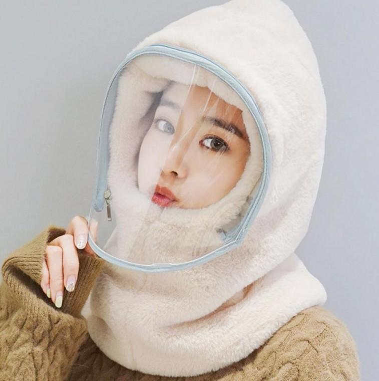 겨울 방한 바라클라바 넥워머 후드 일체형 보호캡 등산