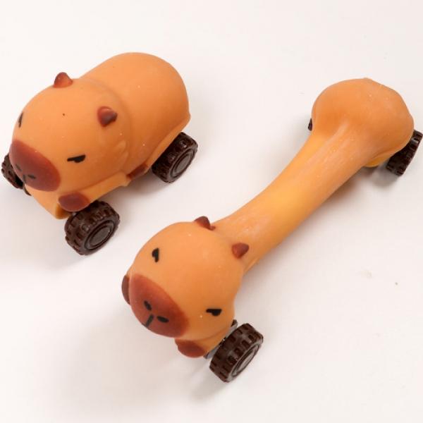 늘어나는카피바라자동차 A-3 1개 랜덤발송