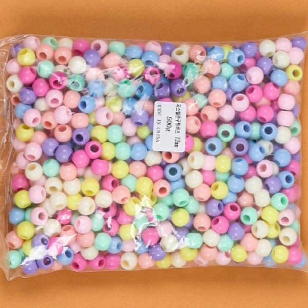 파스텔큰구멍비즈500g H-2 1개