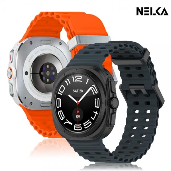 넬카 워치 실리콘 스트랩 [SM-L705] 갤럭시워치8 울트라/7 울트라(47mm)