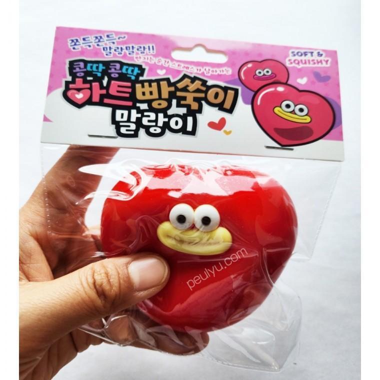 하트 빵쑥이 말랑이 랜덤 1개 스퀴시 빵떡이