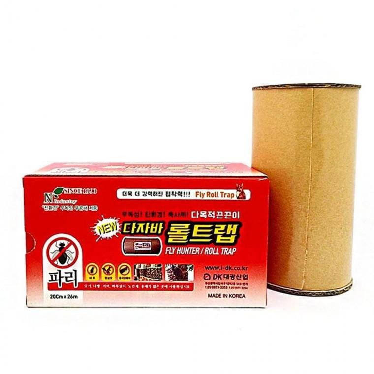 하우스 과수원 창고 축사 모기 나방 거미 롤 트랩 해충약 파리약 모기약 원액 끈끈이